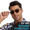 3-Pack Men's Reading Sunglasses – Outdoor Sun Readers with Sporty