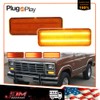JDMTECH For 80-86 Ford Bronco F150 F250 F350 Amber Switchback