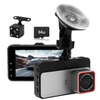 TSG500 Drive Recorder, Front and Rear Camera, 1440P, 3-Inch LCD