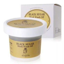Skin Food (리뉴얼) 스킨푸드 블랙슈가 마스크 워시오프 120g (Renewal) Skinfood Black Sugar Mask Wash Off 120g