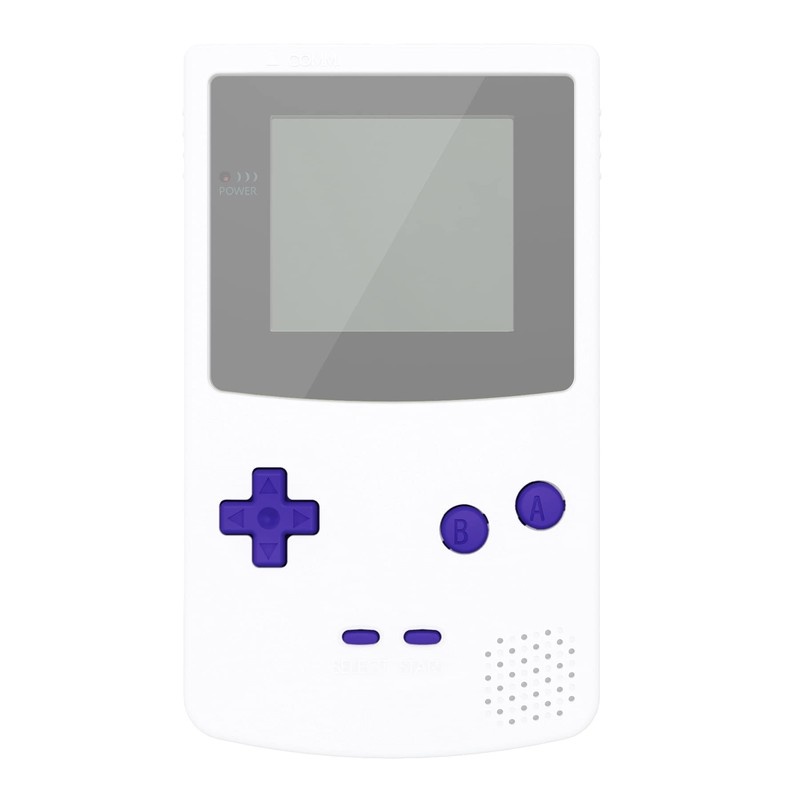 eXtremeRate Purple Replacement Full Set Buttons for Gameboy Color GBC