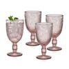 Fitz and Floyd Maddi Wine Goblet, Set of 4, Blush