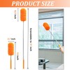 4 Pcs Washable Microfiber Feather Duster, with Extendable Pole and