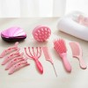 Cepillo Para Cabello Rizado Y Modelado Mujer Kit De Peines