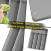 Simple Houseware 5 Compartments Kitchen Drawer Flatware, Gray