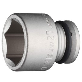 TONE Impact Socket 4NV-27 Insertion Angle 1/2 inch (12.7 mm) Double Side Width 1.1 inches (27 mm)