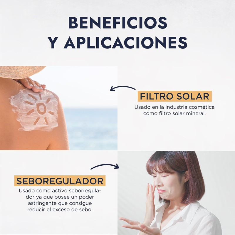HEBBE - Óxido de Zinc 500 g | Antiinflamatorio y