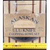 Alaska Ulu Knife and Chopping Bowl with Salad Claws