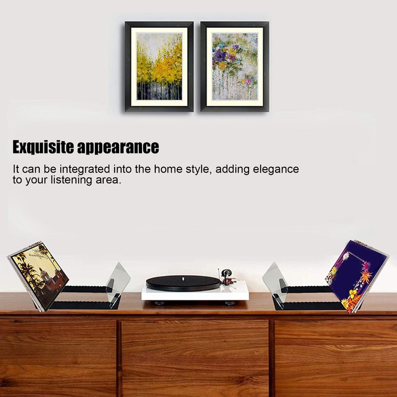 Record Rack Classic Album Collection Durable Lightweight Durable Record Storage