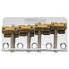 Wilkinson WBBC Vintage 4 String Base Bridge Brass Saddle for