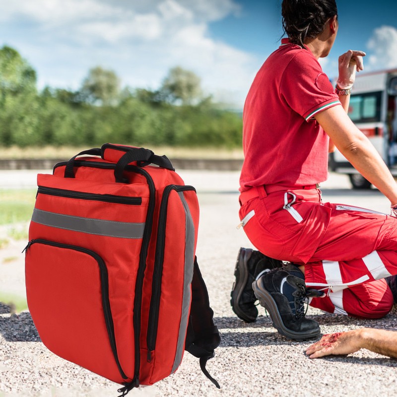 First Aid Bag Multifunctional Large Capacity Waterproof Adjustable Portable Emergency