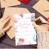 VGoghex Birthday Party Invitations with Envelopes 20 PCS Birthday Cakes