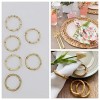Unbranded 6/12/18/30 Pcs-Bamboo Table Napkin Rings Party Restaurant Hotel Serviette-buck