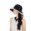 Women's Straw Hat, Black