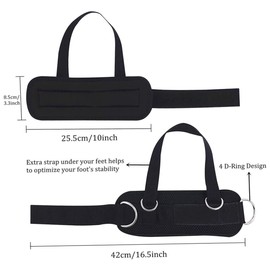 KOMBIUDA 1 Pair Ankle Straps for Cable Machines Women Fitness Ankle Belt Buckle Design Durable Ankle Protection Strap