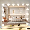 NUSVAN Vanity Mirror with Lights Lighted Makeup Mirror with Dimmable