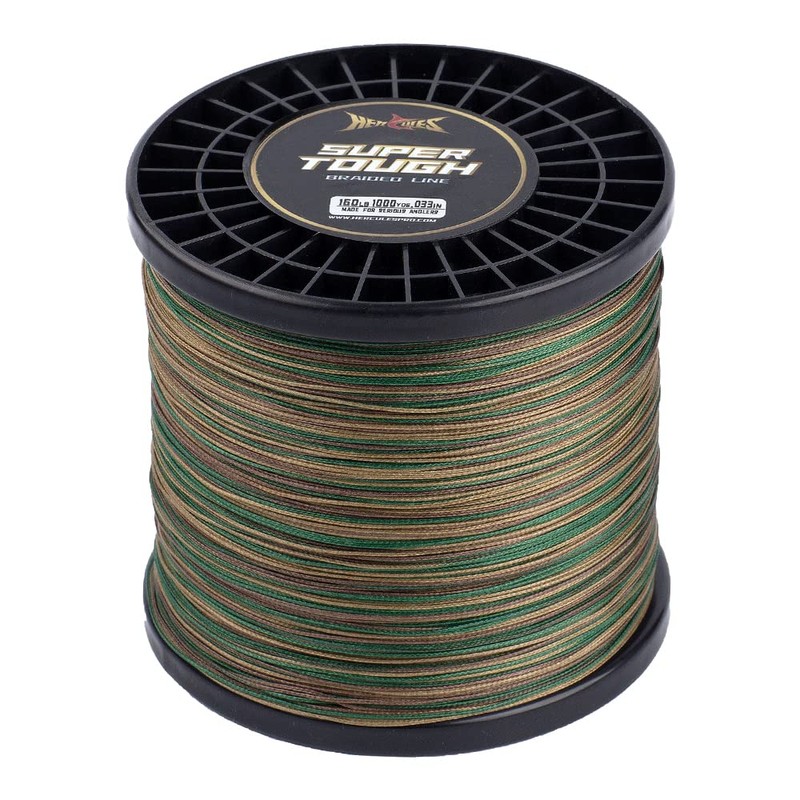 HERCULES Super Tough Braided Fishing Line 65 pounds Test Camouflage