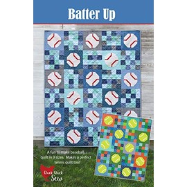 cluck cluck sew Batter Up Baseball Quilt Pattern Three Sizes #183