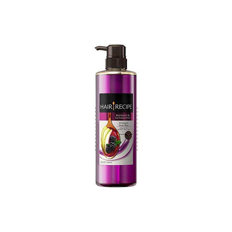 Hair Recipe Shampoo Blackberry & La France Strength Recipe Pump
