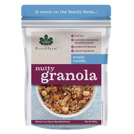 brookfarm Maple Vanilla Nutty Granola, 450 g