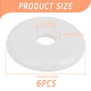 TNJPSEK 6 Pack 17mm Plumbing Cover Decorative Hole Plate, Self-Adhesive