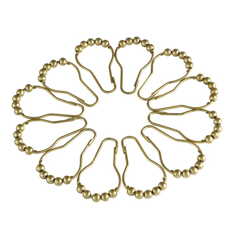 Kingston Brass SRCR127 Edenscape Roller Ball Shower Curtain Rings (12