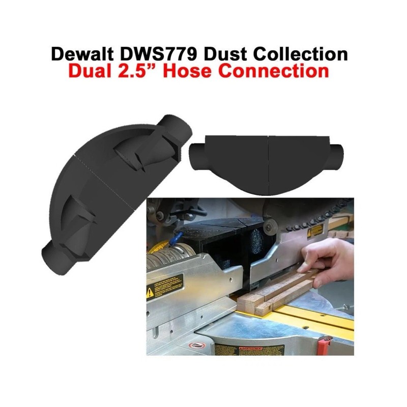 Dewalt DWS779 Dust Collection for Dual 2.5" Ports (one on