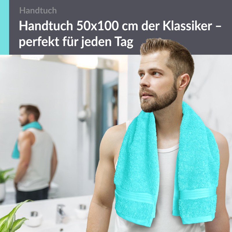 Lashuma Linz Premium Terry Towelling Hand Towel 50 x 100