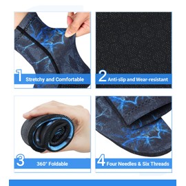 Summshall Neoprene Socks 3mm Wetsuit Socks Anti-slip Thermal m Diving Socks for Men Women Swim Socks Water Sport Snorkeling Swimming Surfing Sailing