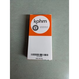 Kohm WHS-540L Extra Wide Jaw Nail Clippers, Curved Blade, Rubber Pad, Stainless
