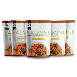 Palmini Fried Rice | Low-Carb, Low-Calorie Hearts of Palm Rice | Keto, Gluten Free, Vegan, Non-GMO | As seen on Shark Tank | (8 Ounce Pouch - Pack of 6)