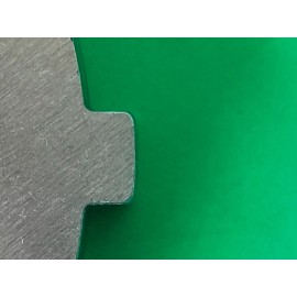 Smokehouse Chef size #12 x 1/8" FINE GRIND holes Meat Grinder disc plate WITH TWO TABS