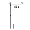 10 Yard Flag Holder,Garden Iron Flag Pole Outdoor Yard Flags