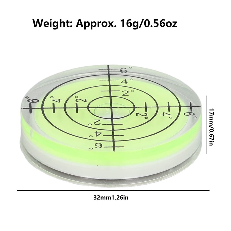 Mini Bubble Levels, High Precision Bubble Level 3 Pcs Horizontal