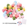 100Pcs Soft Nail Sponges for Ombre Nail Art Sponges With