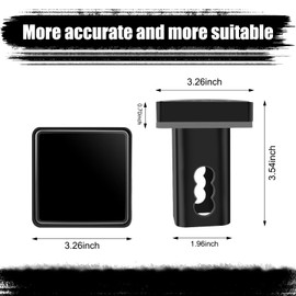 gunhunt 1 PC Car LED Brake Light, 2" Receiver 15 LED Super Bright Bayonet Tail Light Driving Brake Light with Wiring Harness, Plug and Play Tail Light Replacement Bulb, Universal for Trailer (Black)