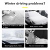 XTryfun Ice Scraper with Detachable Window Squeegee for Cars Windshield