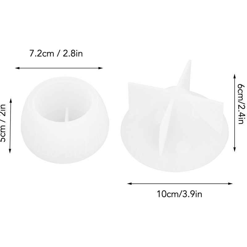 Silicone Resin Mold Mushroom Reusable DIY Elastic Jars Silicone Mold