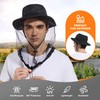 Mosquito Sun Net Hat Cap - Foldable Bug Hat UPF