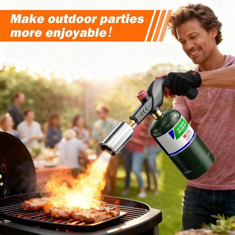 Yunziling Propane Torch – Adjustable Grill Torch with Flame Control