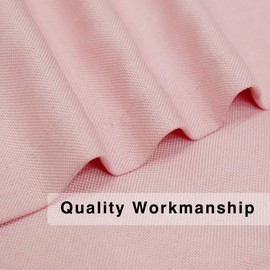 UPOPO - Cortinas de cocina de color rosa sobre el fregadero de 36 pulgadas de largo, con textura de lino para café, cortinas, para caravana, baño, privacidad, pequeña minicarela, sótano, 2 paneles de