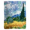 GFM® Silk Blend Painting Based Summer Scarf (Van Gogh-Wheat Field