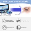 KONHAGO Blue Light Blocking Reading Glasses for Men, Half Frame