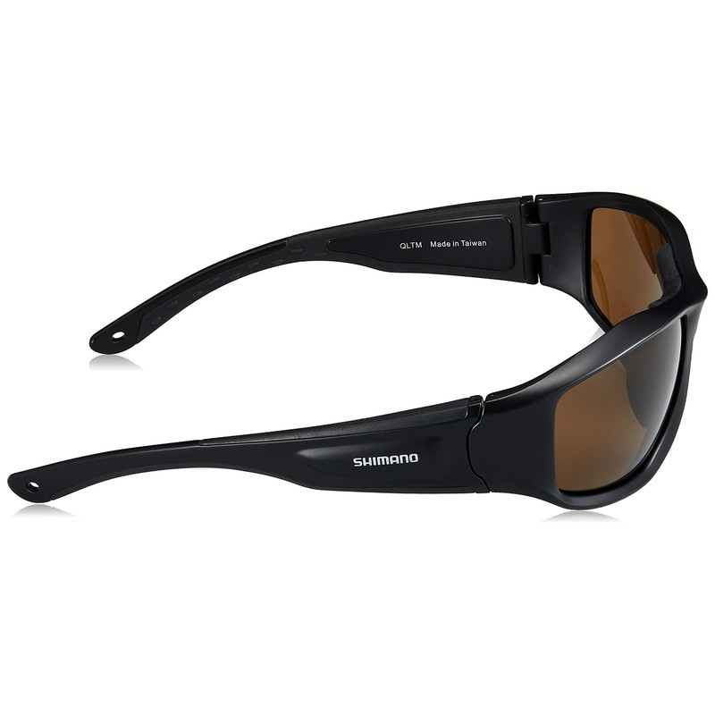 Shimano HG-064P Polarized Sunglasses Floating Fishing Glasses Matte Black Brown