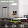 LED Flush Mount Ceiling Light Fixture, 100W Equivalent Modern Kitchen