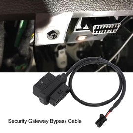 Akozon Security Gateway Bypass Cable, Plastic SGW Bypass Cable CAN EOBD OBD SGW Bypass Connection Cable for Cummins Pickup 2018-2022