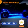 Nilight 8PCS Truck Pickup Bed Light 24LED Blue Cargo Rock