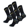 Caterpillar 6 pairs Men's Work Socks Reinforced on Heel and