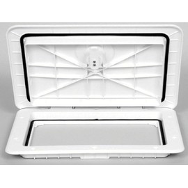 T & H Marine Supplies 11" X 15" Non-Locking Hatch - Polar White (HAT-1115-2-DP)