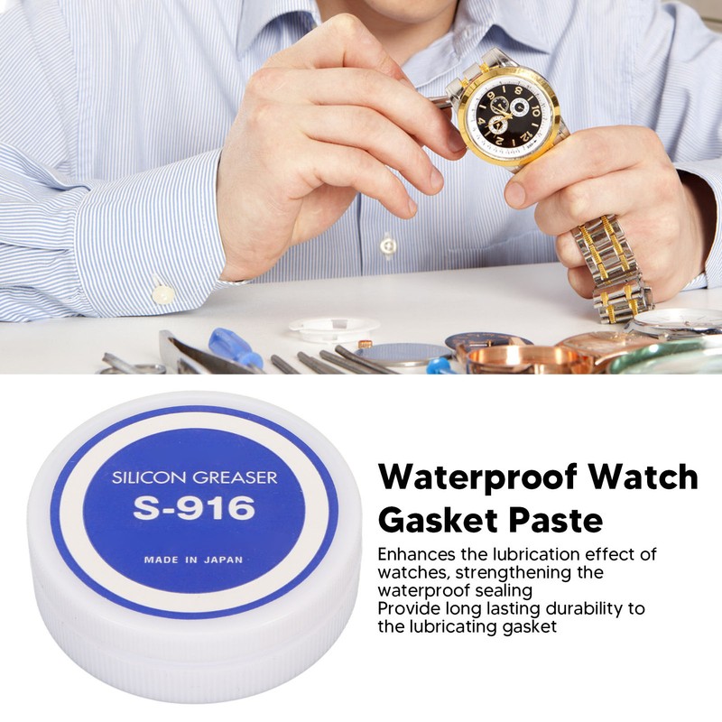 Waterproof Watch Gasket Paste Watch Repair Maintenance Sealer for Mechanical